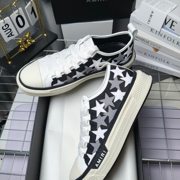 AMIRI Classic black and white canvas shoes - Picture 3 of 5